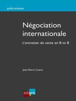 cover image of Négociation internationale
